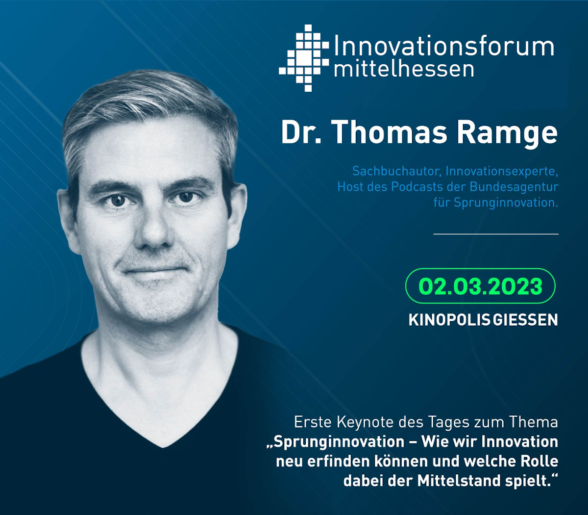 Portraibild von Keynotespeaker Thomas Ramge